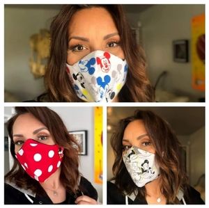 Disney trademarked fabric Facemasks